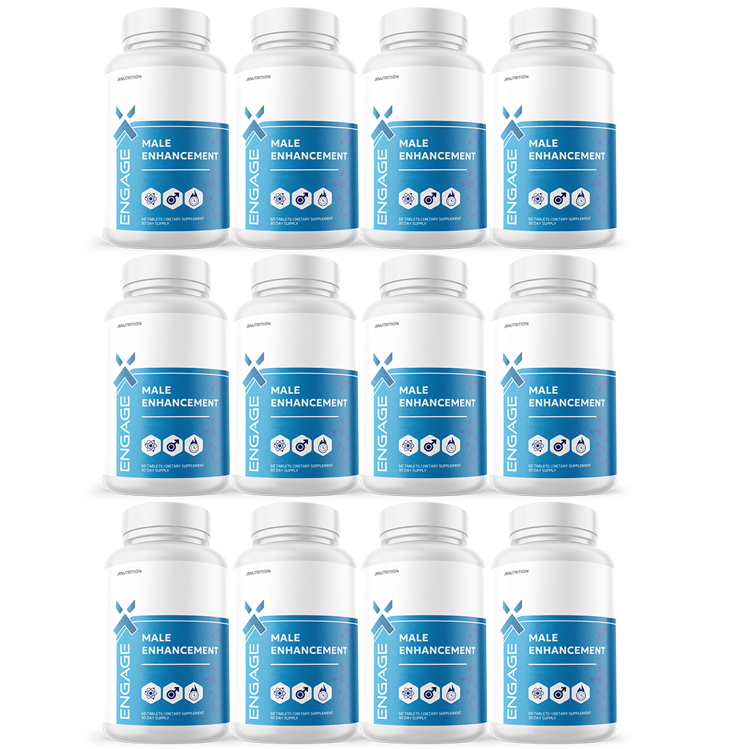 Engage X - Male Enhancement Dietary Supplement 60 Tablets (12 Pack)